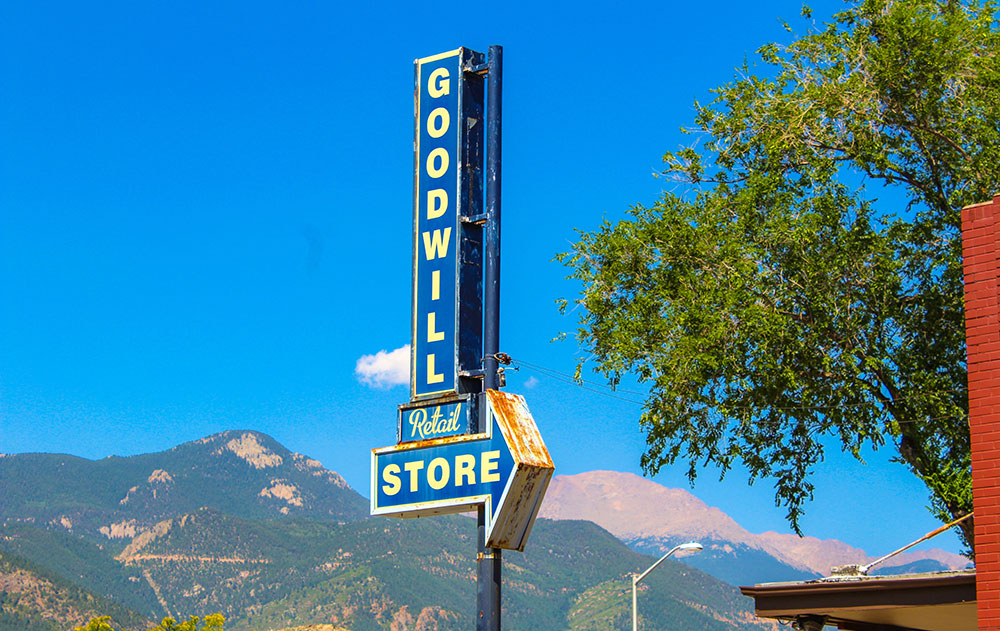 Goodwill is One of the Places to Donate Clothes